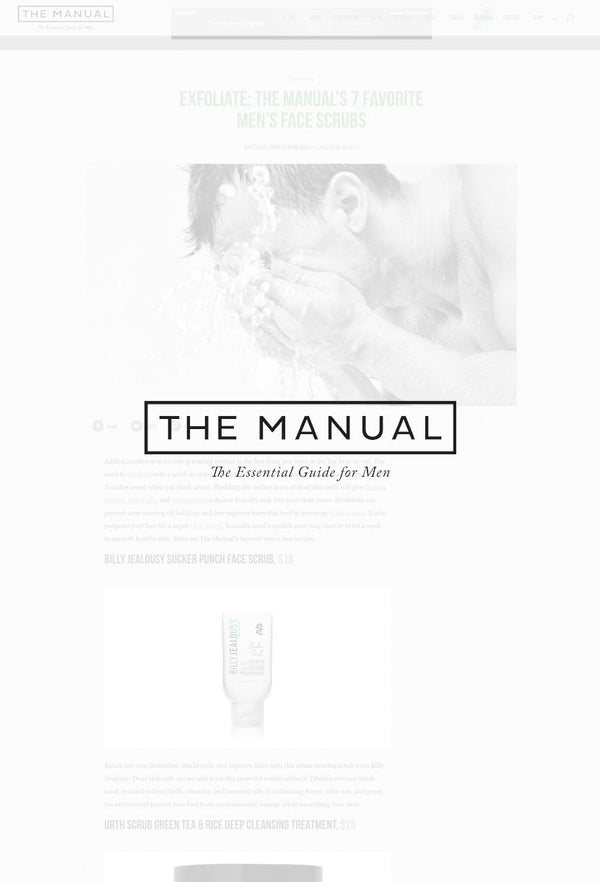 Exfoliate: The Manual’s 7 Favorite Men’s Face Scrubs