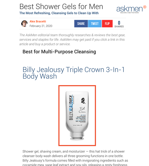 AskMen: Best Shower Gels for Men