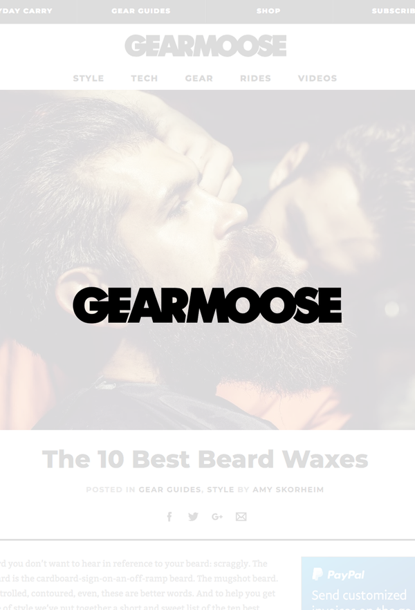 GearMoose - The 10 Best Beard Waxes