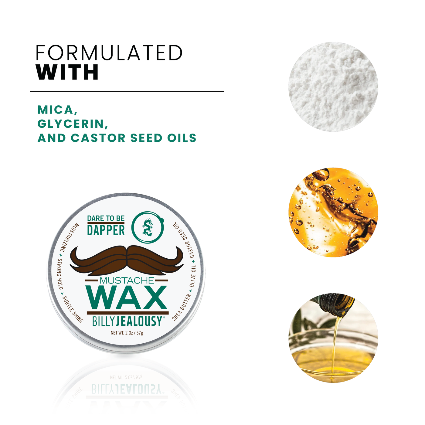Bulletproof Mustache Wax Billy Jealousy