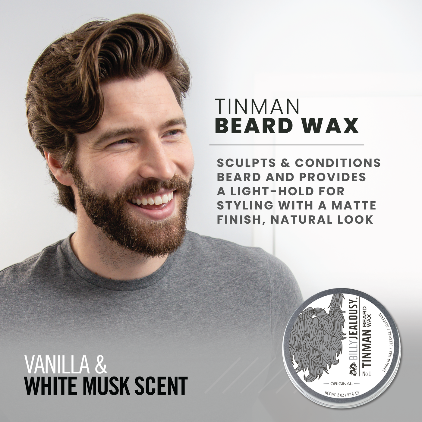 Tinman No 1 Beard Sculpting Wax