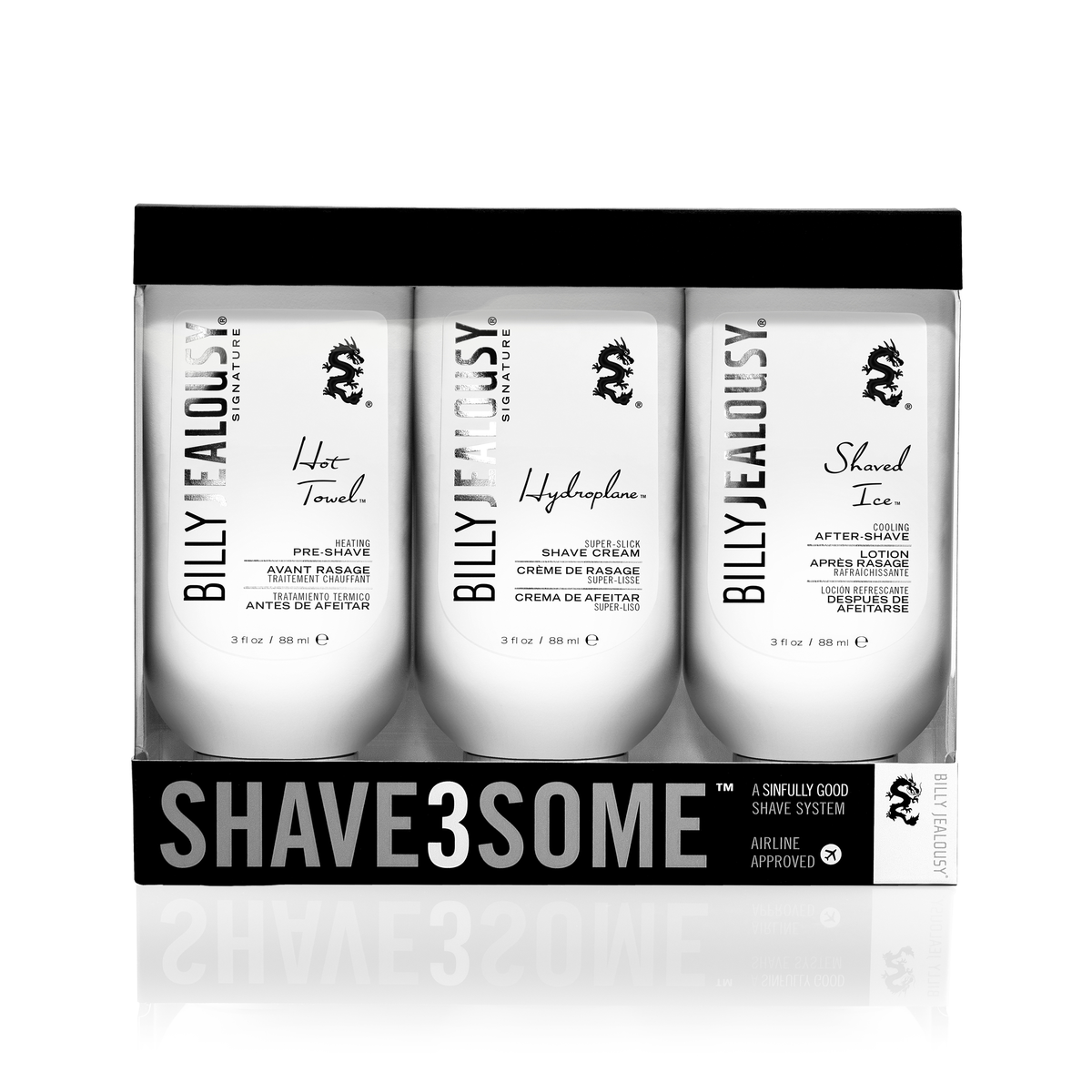 Shave3some Shave Care Trio Kit – Billy Jealousy Shave3some Shave Care Trio Kit – Billy Jealousy