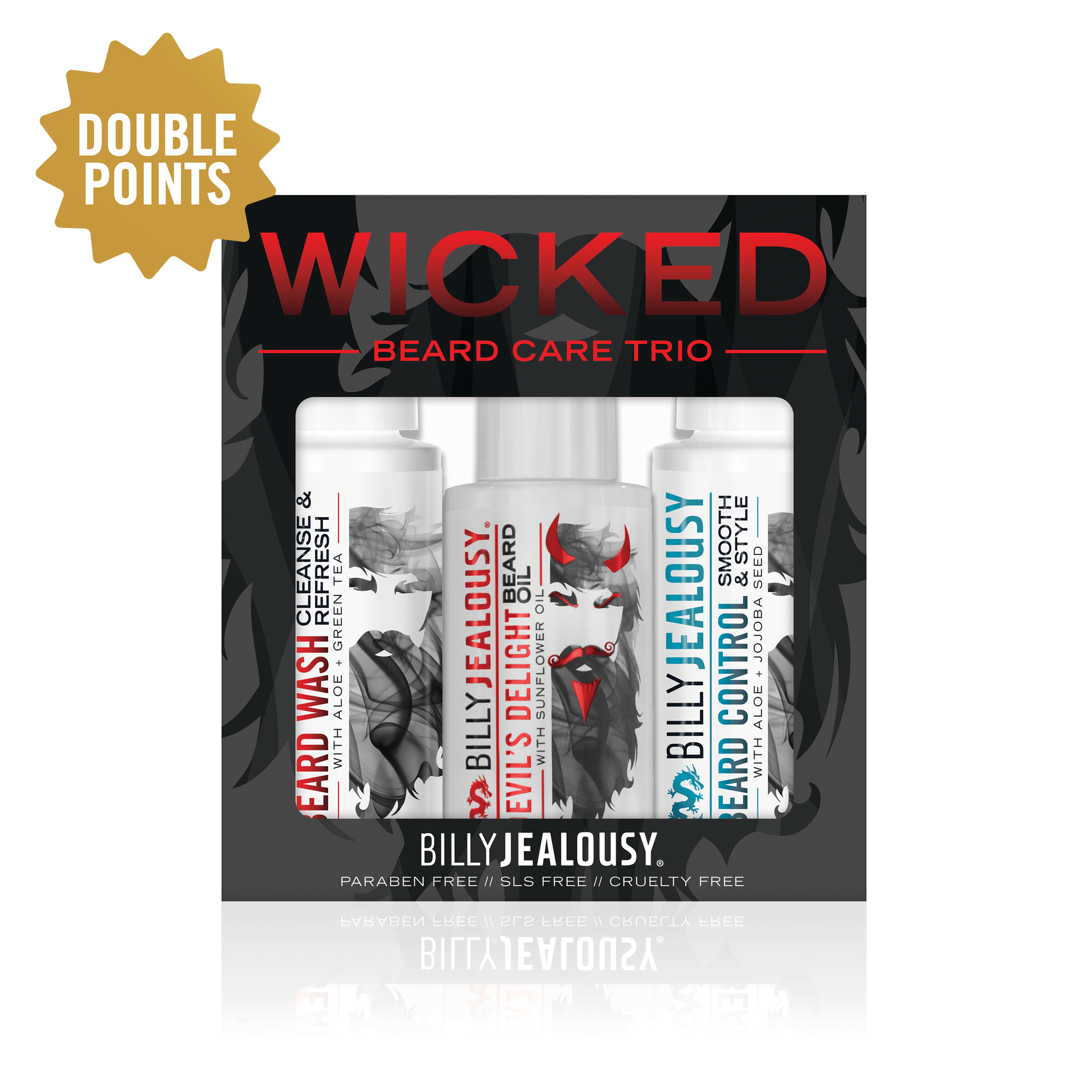 Wicked Beard Care Trio Kit – Billy Jealousy