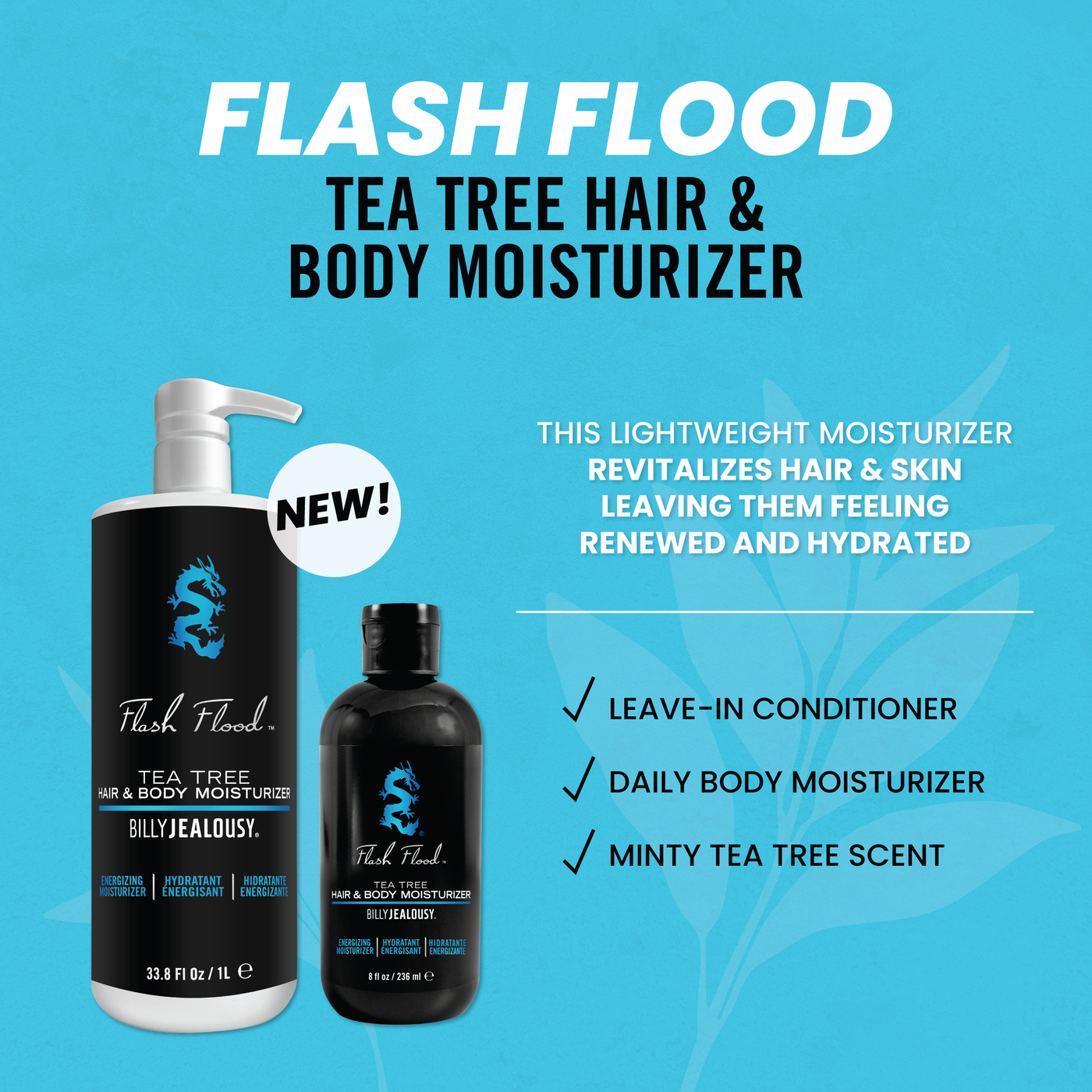 Flash Flood Tea Tree Hair and Body Moisturizer