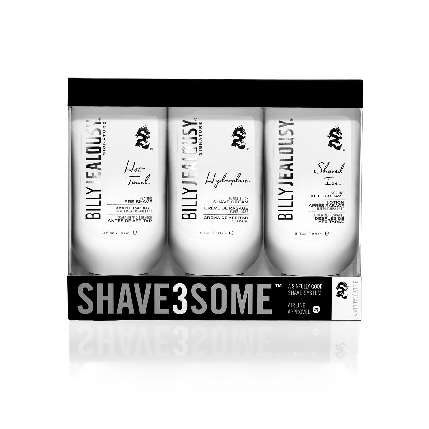 Shave3some Travel-Size Shave Trio Kit