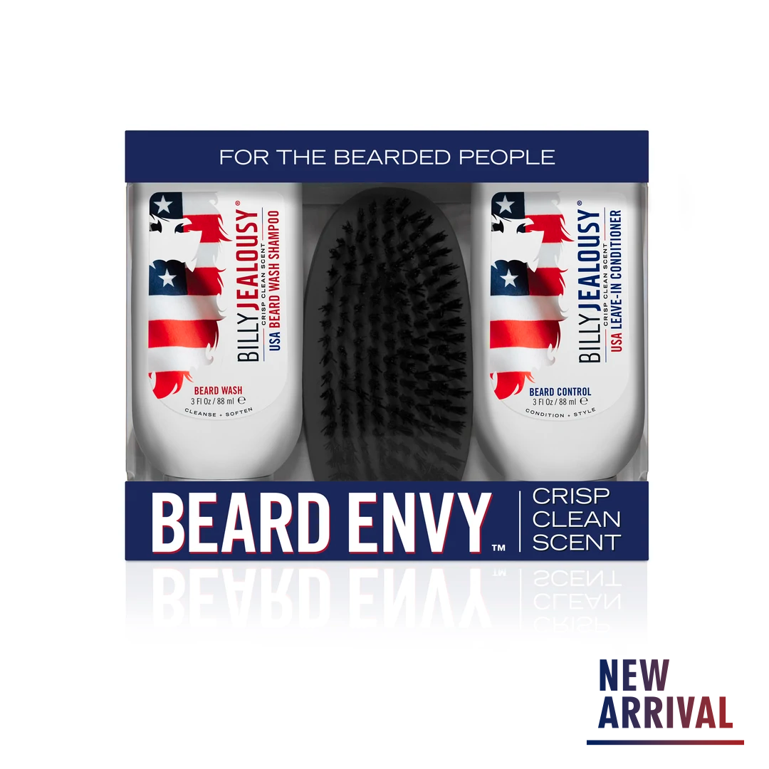 USA Beard Envy Kit - Crisp Clean Scent